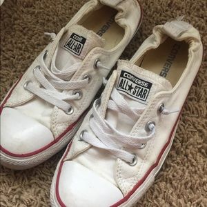 White slip-on converse